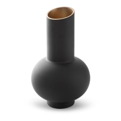 WAZON OZDOBNY ZW?ANY NA KWIATY 24X40 CZARNY