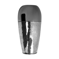 WAZON CERAMICZNY AURORA ZŁOTA MOZAIKA 20x44 cm