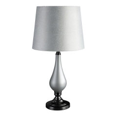 LAMPA ANJA 33X65 CM SREBRNY