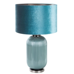 OZDOBNA LAMPA LAMPKA STOJĄCA NOCNA 41X65 NIEBIESKA
