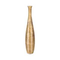 WAZON WYSOKI PODŁUŻNY 19X19X91 CM ZŁOTY