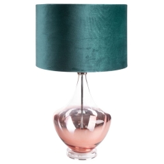 NOWOCZESNA LAMPA LAMPKA NOCNA 40X69 TURKUSOWA