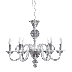 LAMPA żyrandol kryształowy szklany 68X48 glamour