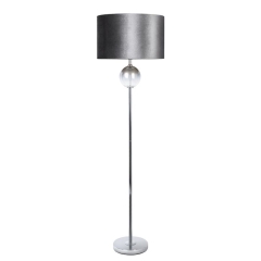 NOWOCZESNA LAMPA STOJĄCA WYSOKA 43X157 CM CZARNA