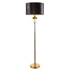 NOWOCZESNA LAMPA STOJĄCA WYSOKA 43X157 CM CZARNY