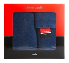 KOMPLET RĘCZNIKÓW Pierre Cardin na prezent GRANATOWY