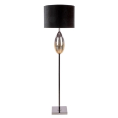 CZARNA LAMPA DEKORACYJNA WYSOKA STOJĄCA 157cm