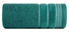 RĘCZNIK BAWEŁNA FROTTE BORDIURA 30X50 CM TURKUSOWY