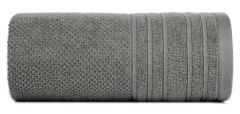 RĘCZNIK BAWEŁNA FROTTE PASKI 30X50 CM SZARY
