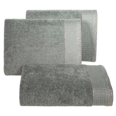 Eurofirany Ręcznik Luna Glamour 30X50 CM Szary
