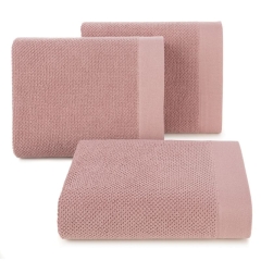 RĘCZNIK BAWEŁNA FROTTE RYŻOWY 30X50 CM PUDROWY