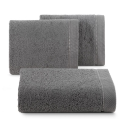 RĘCZNIK MIĘKKI CHŁONNY FROTTE 30X50 CM STALOWY
