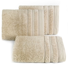 RĘCZNIK BAWEŁNA FROTTE 500g/m2 50X90 CM BEŻOWY