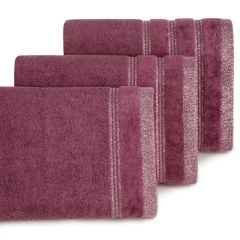 Ręcznik Glory 70x140 bordowy 500g/m2 Eurofirany