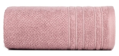 RĘCZNIK BAWEŁNA FROTTE PASKI 70X140 CM LILIOWY