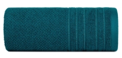 RĘCZNIK BAWEŁNA FROTTE PASKI 70X140 CM TURKUSOWY