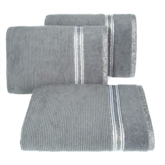 RĘCZNIK Bawełniany Kąpielowy Frotte 70X140 SREBRNY