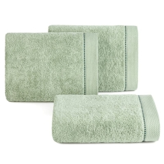RĘCZNIK 70X140 Z BORDIURĄ BAWEŁNA FROTTE OLIWKOWY