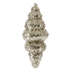 BOMBKA CHOINKOWA 16 CM SZAMPAŃSKA 6szt