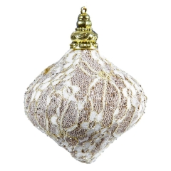 BOMBKA CHOINKOWA (FI) 10 CM SZAMPAŃSKA 6szt