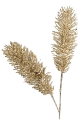 GAŁĄZKA ŚWIĄTECZNA DEKORACYJNA LUCY 44X13 CM SZAMPAŃSKI 12szt