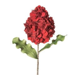 KWIAT dekoracyjny gałązka sztuczny 67 CM  CZERWONY 6szt