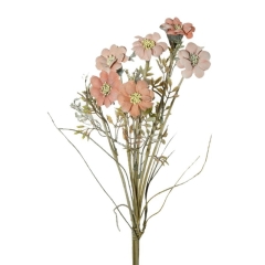 KWIAT sztuczny gałązka  64 CM DŁ. KWIAT 20 CM POMARAŃCZOWY 12szt
