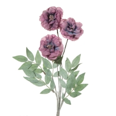 KWIAT sztuczny gałązka  70 CM DŁ. KWIAT 35 CM JASNOFIOLETOWY 12szt