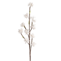 KWIAT sztuczny do wazonu 82 CM  BIAŁY 6szt