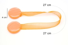 UPINACZ chwost  z magnesem koło morelowy 2szt