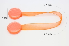 UPINACZ chwost MAGNES KOŁO POMARAŃCZOWY 2szt
