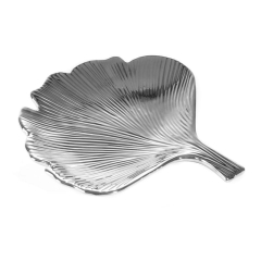 PATERA DEKORACYJNA IVA) 26X4 CM SREBRNY 2szt