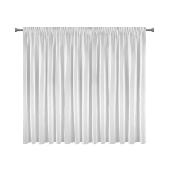 FIRANA FIRANKA NA TAŚMIE 350X150 CM BIAŁA