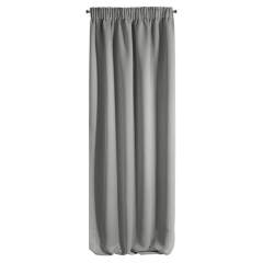 ZASŁONA ZACIEMNIAJĄCA NA TAŚMIE 135X270 SZARA
