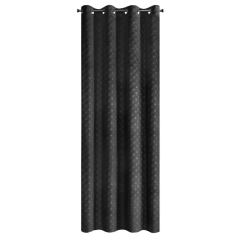 ZASŁONA WYTŁACZANA PRZELOTKI WELUR 140X250 CZARNA