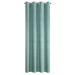 ZASŁONA WYTŁACZANA PRZELOTKI WELUR 140X250 TURKUS
