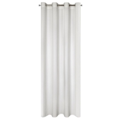 ZASŁONA NA PRZELOTKACH WELUR VELVET 140X250 BIAŁA