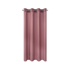 ZASŁONA KRÓTKA NA PRZELOTKACH 40X175 CM RÓŻOWA