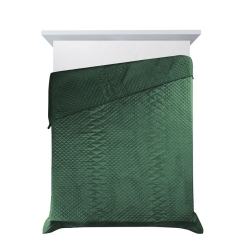 NARZUTA VELVET WELUR PIKOWANA 170X210 ZIELONY