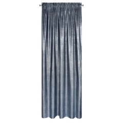 ZASŁONA WELUR VELVET NA TAŚMIE 140X270 GRANATOWA