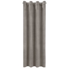 ZASŁONA welwet velvet welur 140X250 CM szara