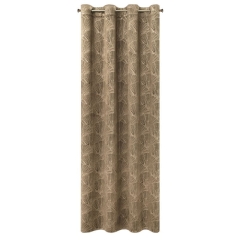 ZASŁONA WELUR VELVET PRZELOTKI 140X250 BRĄZOWA