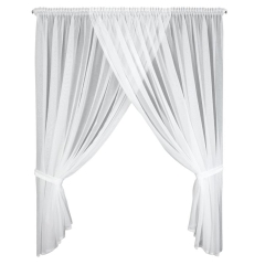 FIRANA NA TAŚMIE SIATECZKA 400X250 CM BIAŁA