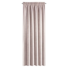 Zasłona Zaciemniająca 135x270 EBRU róż+srebrny