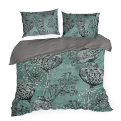 KOMPLET POŚCIEL WŁÓKNO TENCEL 220X200 MIĘTOWA