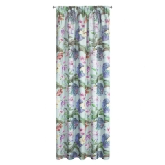 ALIA SREBRNA ZASŁONA ZACIEMNIAJĄCA KWIATY 140x270