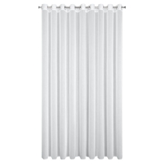 Firana FIRANKA biała gładka elegancka 300X260 koła