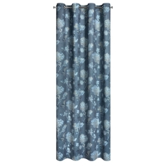 ZASŁONA PRZELOTKI WELUR VELVET 140X250 NIEBIESKA