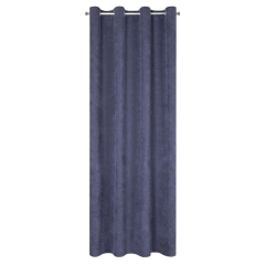 zasłona MODNA sztruks granat przelotki 140x250