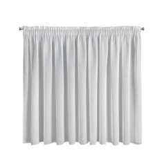 FIRANA FIRANKA NA TAŚMIE DESZCZYK 400X145 CM BIAŁA
